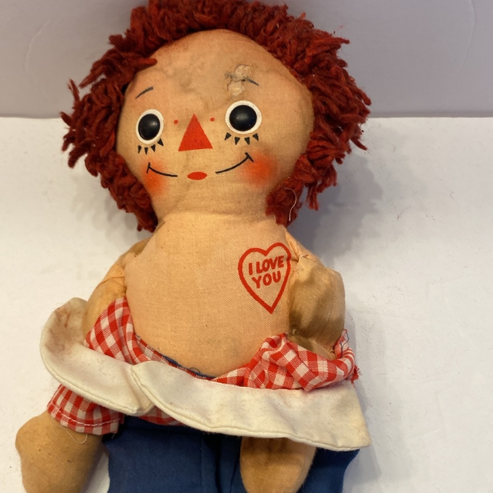 Vintage Raggedy Ann & Andy Musical dolls, Knickerbocker brand - Picture 8 of 15